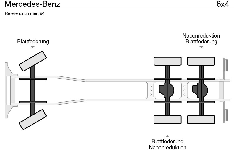 Dropside/ Flatbed truck, Crane truck Mercedes-Benz: picture 15