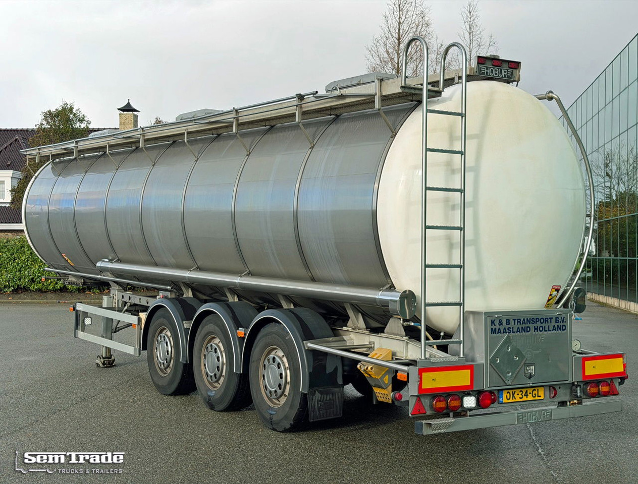 Burg 37.300 Liter 3 Compartments Disc Brakes Super Condition NL Trailer - Tank semi-trailer: picture 3 Burg 37.300 Liter 3 Compartments Disc Brakes Super Condition NL Trailer - Tank semi-trailer: picture 3