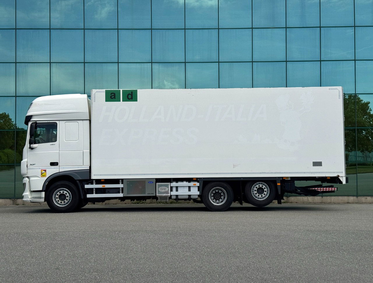 DAF XF 480 FAR SSC 6X2 Carrier TRS Iceland Lift 815 x 250 x 274 CM Inside TOP Co - Refrigerator truck: picture 2 DAF XF 480 FAR SSC 6X2 Carrier TRS Iceland Lift 815 x 250 x 274 CM Inside TOP Co - Refrigerator truck: picture 2