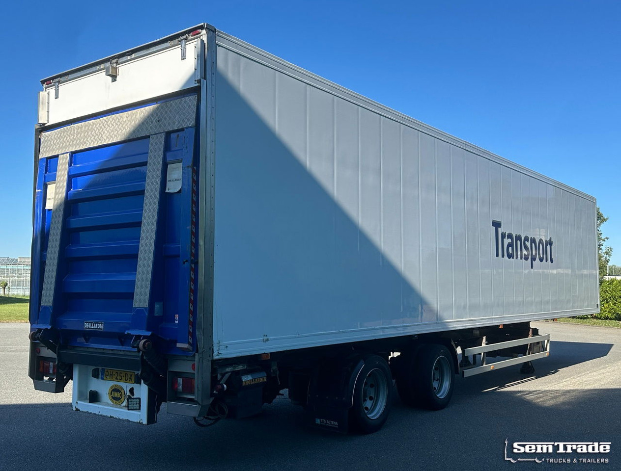 Jumbo 2 Alxe SOR Isolated BOX Tail Lift Steering Axle Holland-Trailer - Closed box semi-trailer: picture 5 Jumbo 2 Alxe SOR Isolated BOX Tail Lift Steering Axle Holland-Trailer - Closed box semi-trailer: picture 5