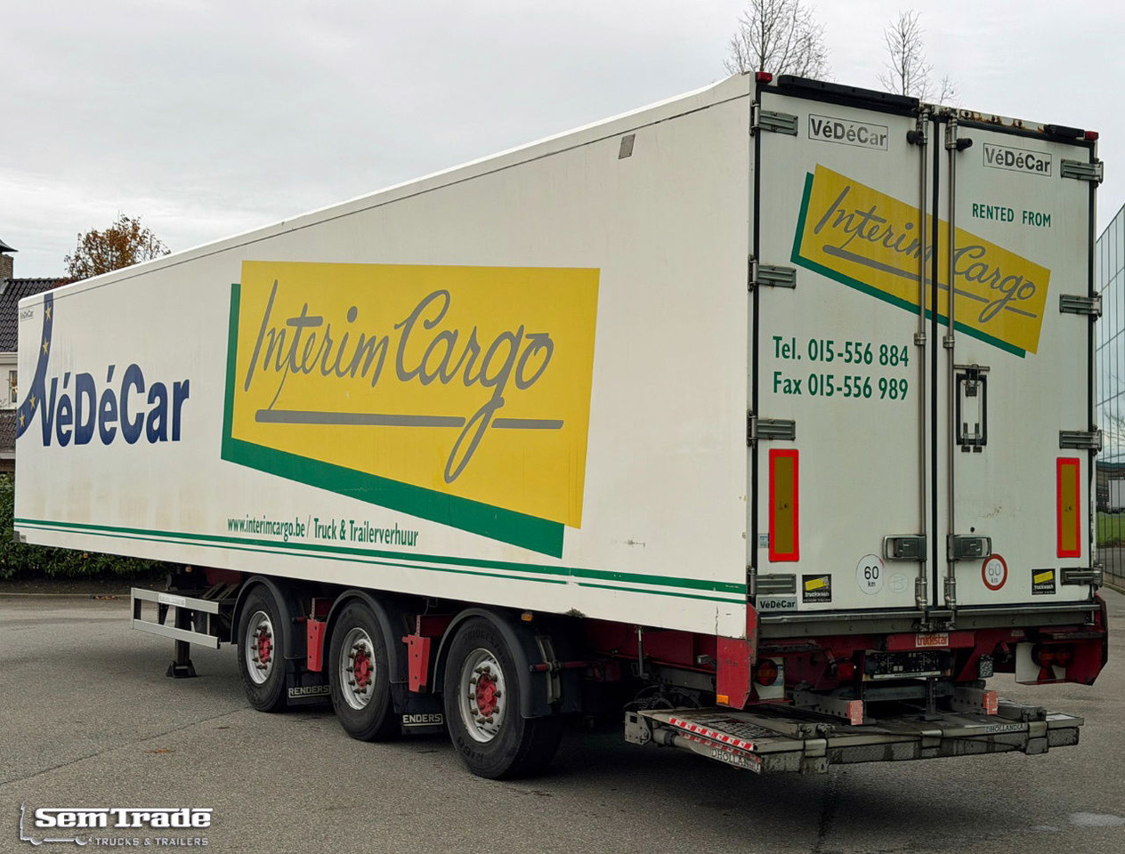 Renders VÉDÉCAR Carrier Maxima 1300 2X Steering Axle Tail Lift Belgium-Trailer - Refrigerator semi-trailer: picture 3 Renders VÉDÉCAR Carrier Maxima 1300 2X Steering Axle Tail Lift Belgium-Trailer - Refrigerator semi-trailer: picture 3