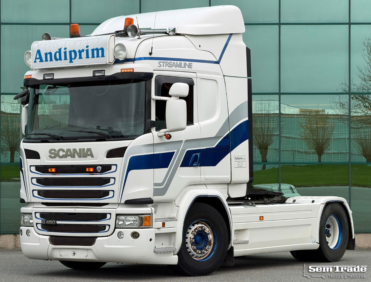 Scania G450 Highline Full AIR Retarder Only 592.000 KM TOP Condtion BE-Truck - Tractor unit: picture 1 Scania G450 Highline Full AIR Retarder Only 592.000 KM TOP Condtion BE-Truck - Tractor unit: picture 1