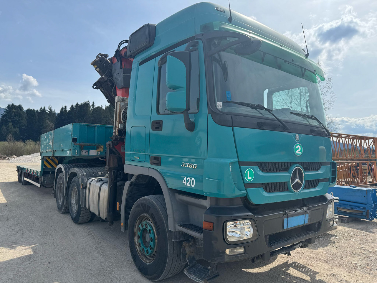 Palfinger PK 54000 + Mercedes Actros 3360 - Loader crane: picture 1 Palfinger PK 54000 + Mercedes Actros 3360 - Loader crane: picture 1