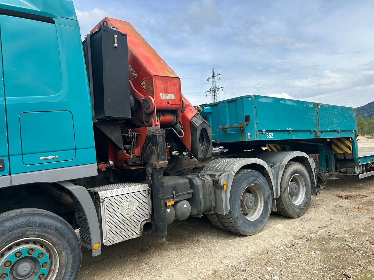 Palfinger PK 54000 + Mercedes Actros 3360 - Loader crane: picture 4 Palfinger PK 54000 + Mercedes Actros 3360 - Loader crane: picture 4