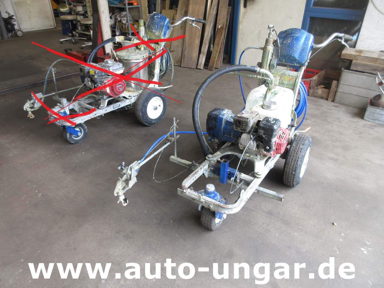 Graco LineLazer IV 3900 Airless Roadmarking Hofmann Markiermaschine Striper - Asphalt machine: picture 1 Graco LineLazer IV 3900 Airless Roadmarking Hofmann Markiermaschine Striper - Asphalt machine: picture 1