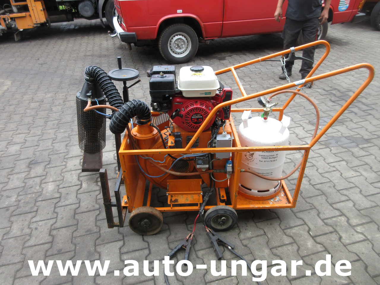 Grün GST Straßentrockner Hofmann H95 Road Dryer Roadmarking Straßenmarkierung Graco - Asphalt machine: picture 3 Grün GST Straßentrockner Hofmann H95 Road Dryer Roadmarking Straßenmarkierung Graco - Asphalt machine: picture 3