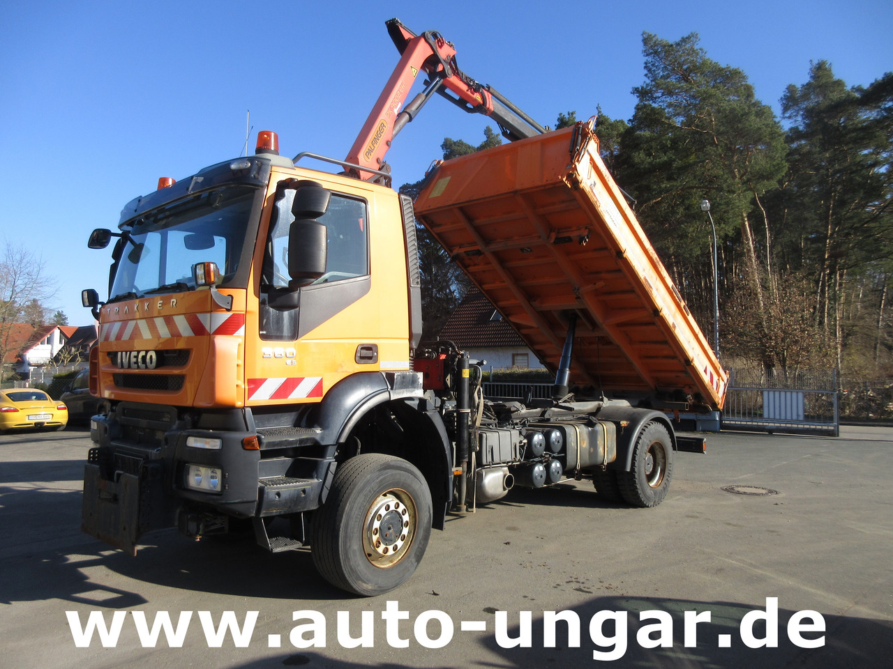 IVECO Trakker 360 Kipper Allrad 4x4 Kran Palfinger PK 9002 Kommunalhydraulik Winterdienst Euro 5 - Tipper, Crane truck: picture 2 IVECO Trakker 360 Kipper Allrad 4x4 Kran Palfinger PK 9002 Kommunalhydraulik Winterdienst Euro 5 - Tipper, Crane truck: picture 2