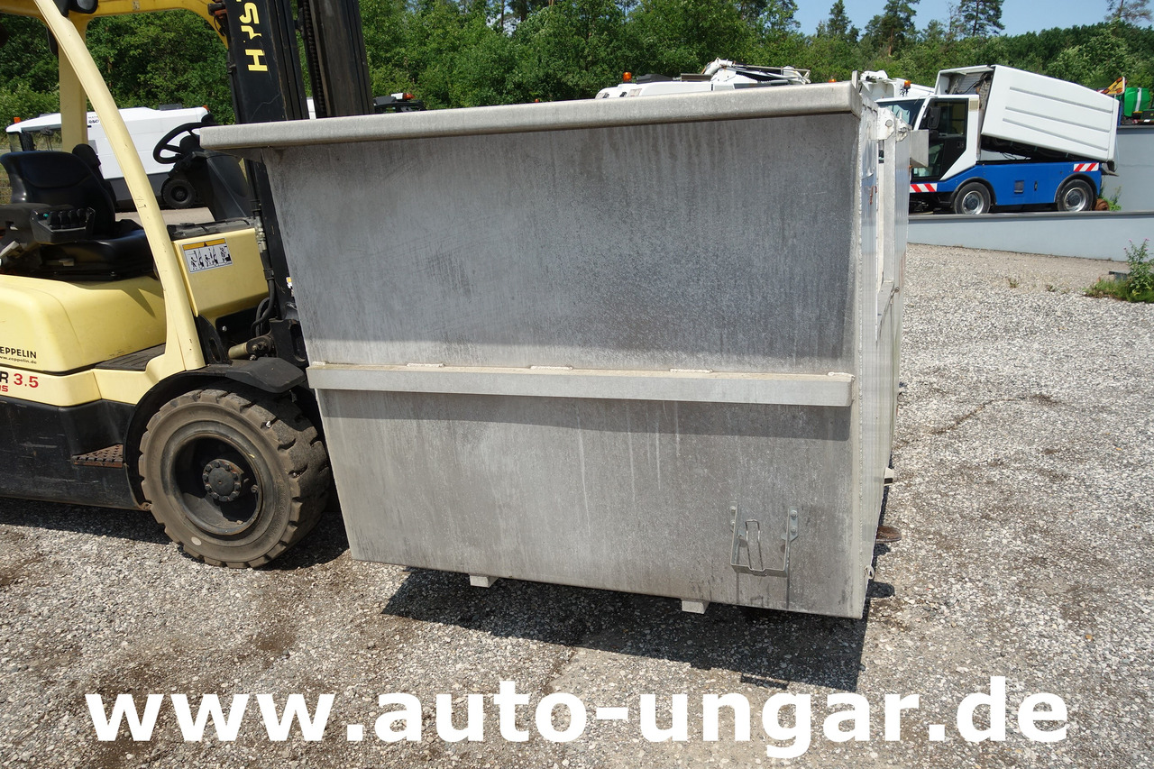 Provence Benne Alumulde 5m³ Müllaufbau aus Alu mit seitlicher Klappe - Garbage truck body: picture 2 Provence Benne Alumulde 5m³ Müllaufbau aus Alu mit seitlicher Klappe - Garbage truck body: picture 2