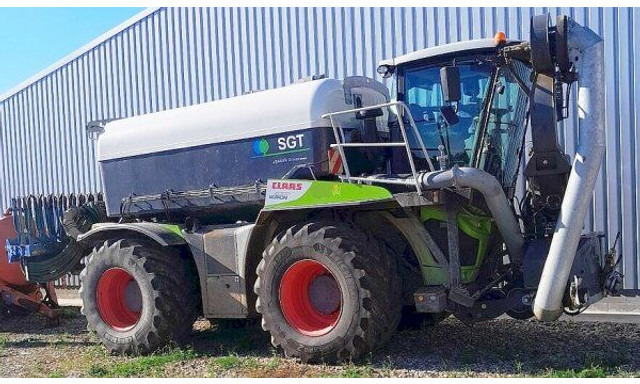 Claas Xerion 4000/783 + SGT(Bauer) - Manure spreader: picture 2 Claas Xerion 4000/783 + SGT(Bauer) - Manure spreader: picture 2