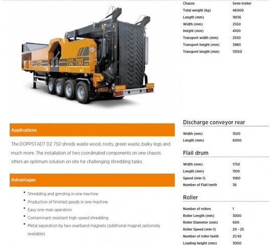 Crusher Doppstadt DZ 750 Kombi (bio): picture 8