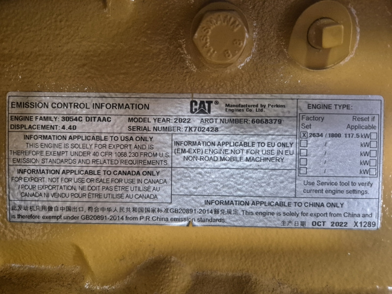 Caterpillar 3054C DITAAC Engine + Radiator - Engine for Industrial equipment: picture 2 Caterpillar 3054C DITAAC Engine + Radiator - Engine for Industrial equipment: picture 2