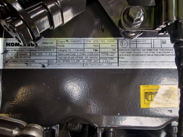 Cummins/Komatsu QSB4.5/SAA4D107E-3 Engine (Plant) - Engine for Construction machinery: picture 2 Cummins/Komatsu QSB4.5/SAA4D107E-3 Engine (Plant) - Engine for Construction machinery: picture 2