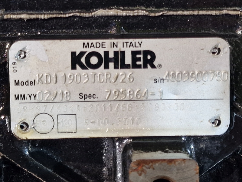 New Engine for Industrial equipment Kohler/JCB KDI1903TCR/26 Engine (Industrial): picture 13 New Engine for Industrial equipment Kohler/JCB KDI1903TCR/26 Engine (Industrial): picture 13