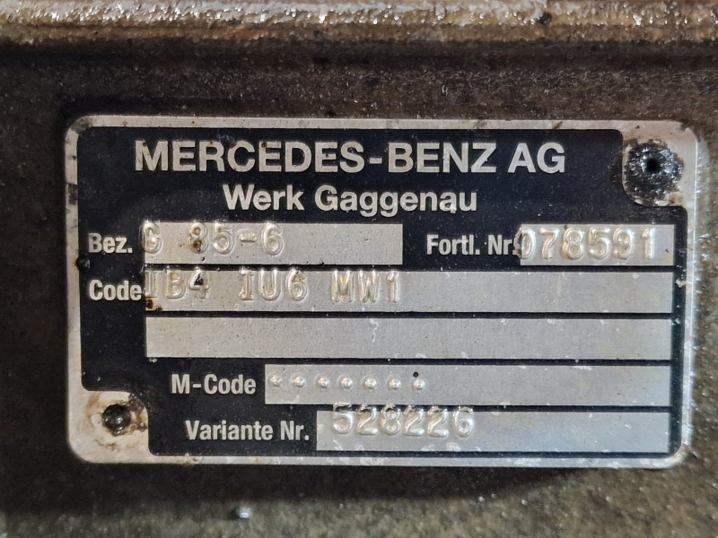 Mercedes Benz G85-6 Gearbox - Gearbox: picture 2 Mercedes Benz G85-6 Gearbox - Gearbox: picture 2