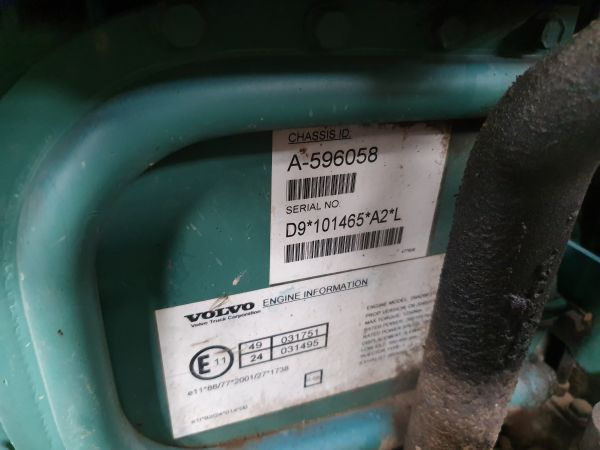 Volvo D9A260 EC01 - Engine for Truck: picture 2 Volvo D9A260 EC01 - Engine for Truck: picture 2