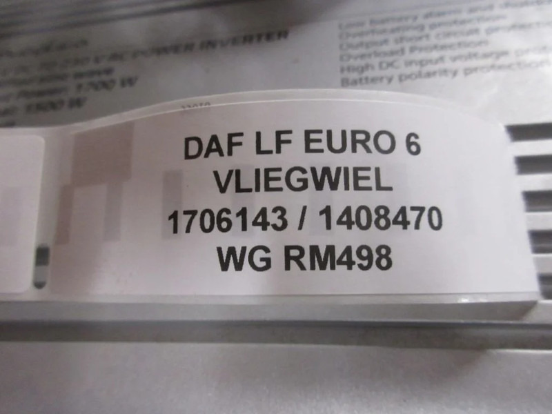 DAF 1706143 / 1408470 VLIEGWIEL DAF LF EURO 6 - Flywheel for Truck: picture 3 DAF 1706143 / 1408470 VLIEGWIEL DAF LF EURO 6 - Flywheel for Truck: picture 3