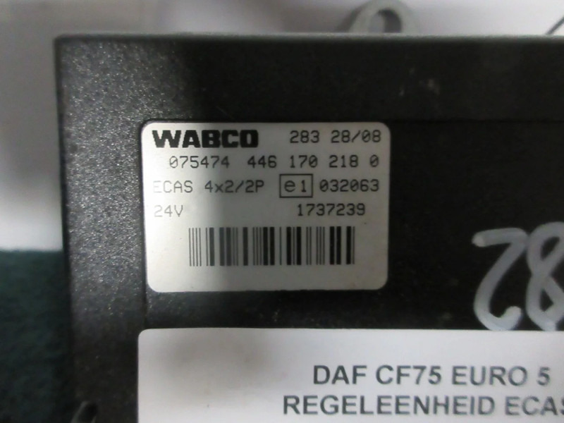DAF 1737239 ECAS REGELEENHEID DAF CF 75 EURO 5 - Electrical system for Truck: picture 2 DAF 1737239 ECAS REGELEENHEID DAF CF 75 EURO 5 - Electrical system for Truck: picture 2