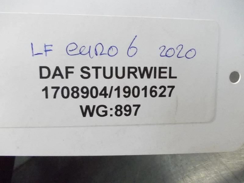 DAF LF 290 1708904/1901627 STUURWIEL EURO 6 - Steering wheel for Truck: picture 3 DAF LF 290 1708904/1901627 STUURWIEL EURO 6 - Steering wheel for Truck: picture 3