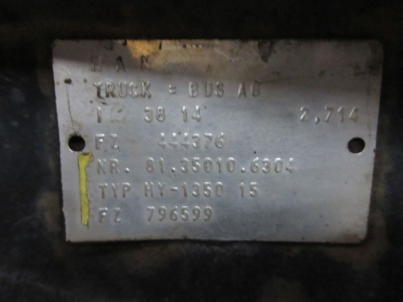 Differential gear for Truck MAN 81.35010-6304 HY-1350 15 RATIO 2,714/ 38/14 MAN TGX TGS EURO 6: picture 14