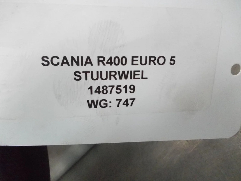 Scania R400 1487519 STUURWIEL EURO 5 - Steering wheel for Truck: picture 3 Scania R400 1487519 STUURWIEL EURO 5 - Steering wheel for Truck: picture 3