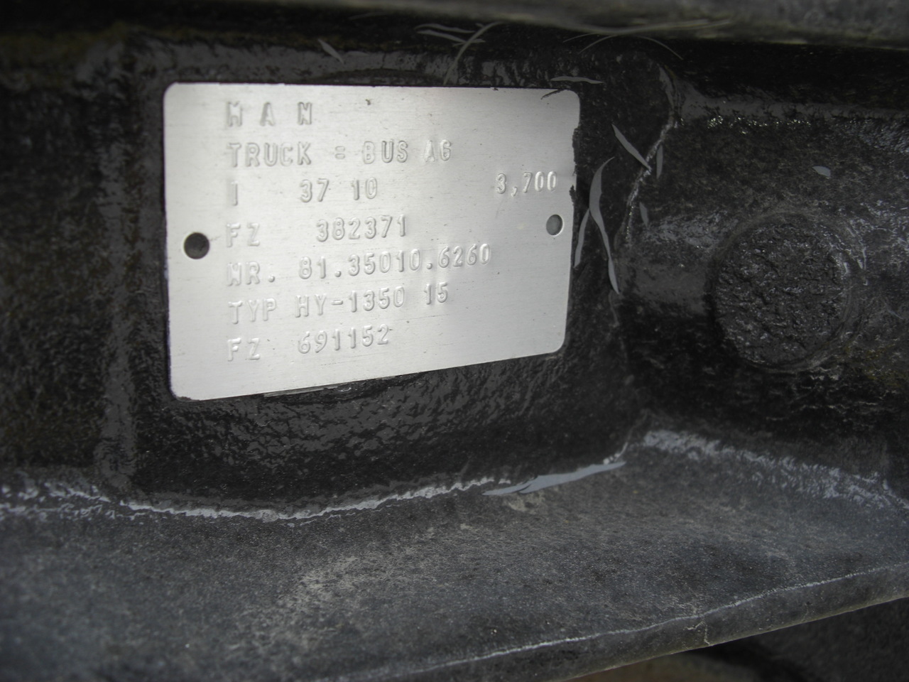 MAN HY1350-12 - Rear axle: picture 3 MAN HY1350-12 - Rear axle: picture 3