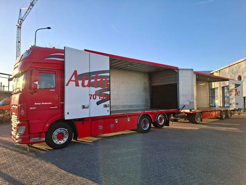 DAF XF106-530 / DEB / COMPLETE COMBI / SIDE DOORS / 2XPLATFORM 2500KG / ONLY:773032 KM / LWDS / LEATHER / EURO-6 / 2017 - Box truck: picture 2 DAF XF106-530 / DEB / COMPLETE COMBI / SIDE DOORS / 2XPLATFORM 2500KG / ONLY:773032 KM / LWDS / LEATHER / EURO-6 / 2017 - Box truck: picture 2