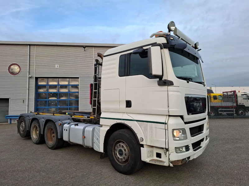 MAN TGX35.480 / LIFT+LENKACHSE / ONLY:392634 KM / JOAB HOOK / AIRCO / FRIDGE / AUTOMATIC / EURO-5 / 2012 - Cable system truck: picture 3 MAN TGX35.480 / LIFT+LENKACHSE / ONLY:392634 KM / JOAB HOOK / AIRCO / FRIDGE / AUTOMATIC / EURO-5 / 2012 - Cable system truck: picture 3