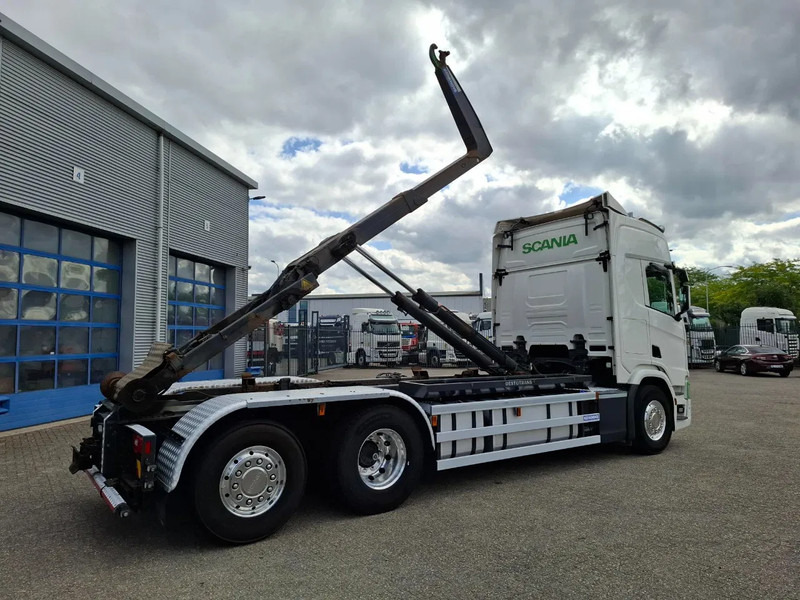 Hook lift truck Scania NGS R500 / RETARDER / AJK HOOK 22 TON / LIFT+LENKACHSE / TUV:17-06-2026 / NAVI / LWDS / ALCOA / LEATHER / AUTOMATIC / EURO-6 / 2: picture 5