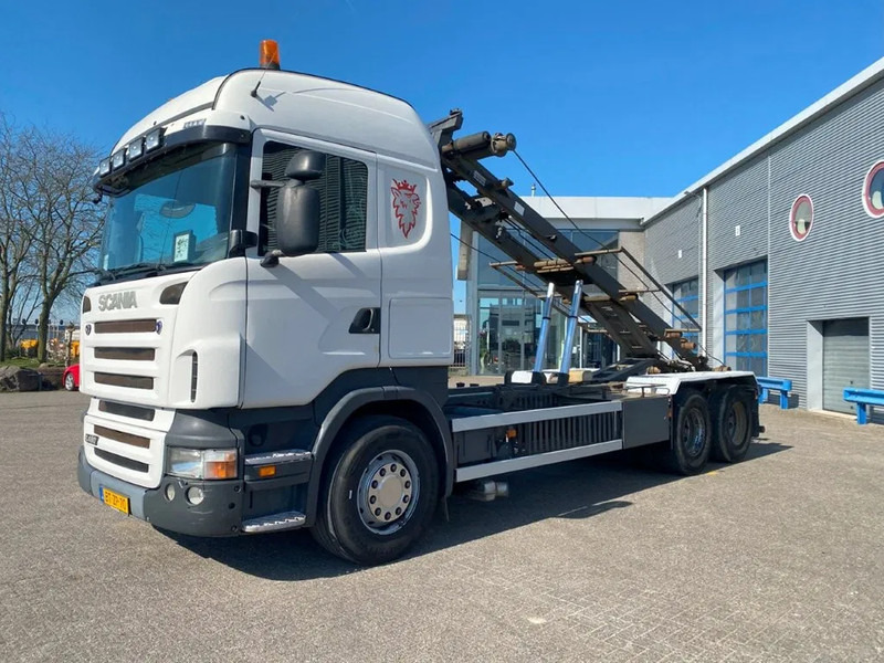 Scania R480 / RETARDER / NL TRUCK / TUV:12-02-2026 / NCH 24 TON CABLE / LIFT AXLE / NAVI / AUTOMATIC / EURO-5 / 2008 - Cable system truck: picture 1 Scania R480 / RETARDER / NL TRUCK / TUV:12-02-2026 / NCH 24 TON CABLE / LIFT AXLE / NAVI / AUTOMATIC / EURO-5 / 2008 - Cable system truck: picture 1