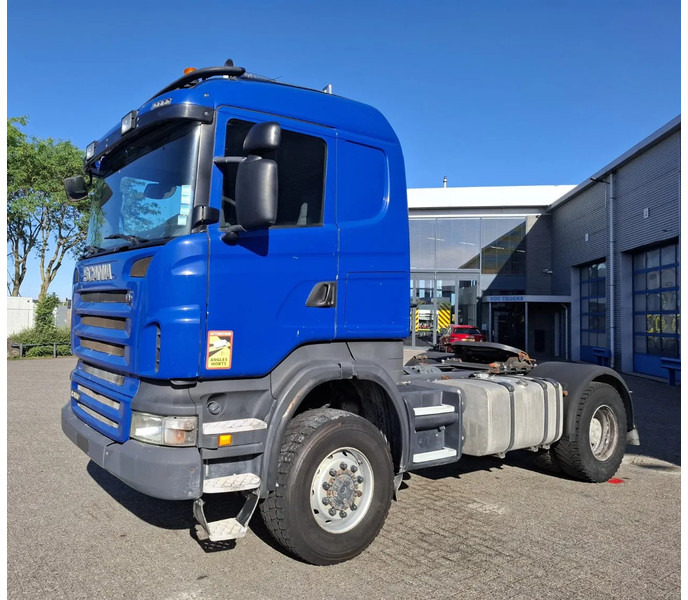 Scania R480 / 4X4 / BIG AXLE / PTO PREPAIRED / ONLY:441129 KM / TUV:29-09-2025 / MANUAL / EURO-4 / 2009 - Tractor unit: picture 1 Scania R480 / 4X4 / BIG AXLE / PTO PREPAIRED / ONLY:441129 KM / TUV:29-09-2025 / MANUAL / EURO-4 / 2009 - Tractor unit: picture 1