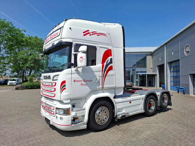 Scania R520 V8 / RETARDER / BOOGIE / FULL-AIR / ACC / LWDS / LEATHER / NAVI / XENON / FRIDGE / AUTOMATIC / EURO-6 / 2015 - Tractor unit: picture 1 Scania R520 V8 / RETARDER / BOOGIE / FULL-AIR / ACC / LWDS / LEATHER / NAVI / XENON / FRIDGE / AUTOMATIC / EURO-6 / 2015 - Tractor unit: picture 1