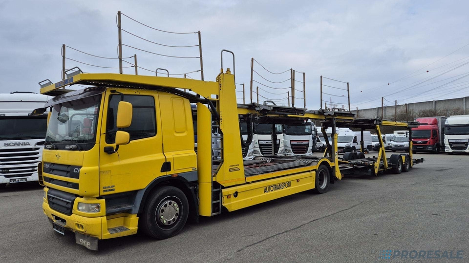 DAF FA CF 75.360 EURO 5 přepravník aut - prodejné jen s přívěsem GROENEWOLD P0461K - cena je za celou soupravu - Autotransporter truck: picture 2 DAF FA CF 75.360 EURO 5 přepravník aut - prodejné jen s přívěsem GROENEWOLD P0461K - cena je za celou soupravu - Autotransporter truck: picture 2