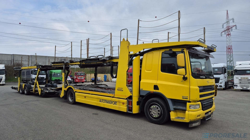 DAF FA CF 75.360 EURO 5 přepravník aut - prodejné jen s přívěsem GROENEWOLD P0461K - cena je za celou soupravu - Autotransporter truck: picture 1 DAF FA CF 75.360 EURO 5 přepravník aut - prodejné jen s přívěsem GROENEWOLD P0461K - cena je za celou soupravu - Autotransporter truck: picture 1