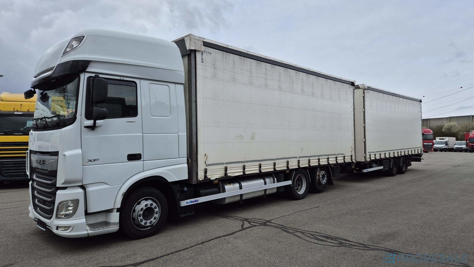 DAF XF 480 FAR SSC EURO 6 velkoobjemová souprava - prodejné jen s přívěsem PANAV TVK18M - P0463W - cena je za celou soupravu - Curtainsider truck: picture 2 DAF XF 480 FAR SSC EURO 6 velkoobjemová souprava - prodejné jen s přívěsem PANAV TVK18M - P0463W - cena je za celou soupravu - Curtainsider truck: picture 2