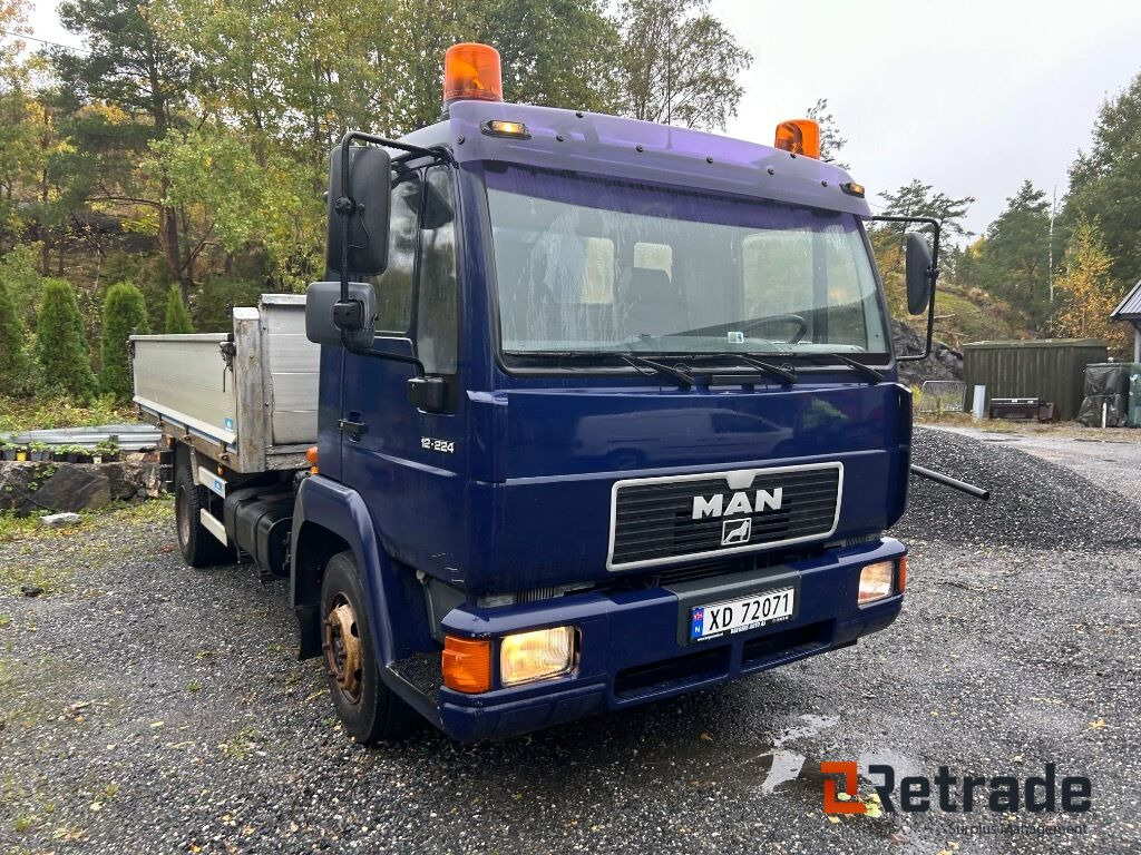 2000 Tippbil med kran og plan MAN 12.224LC. EU-Godkjent - Tipper, Crane truck: picture 3 2000 Tippbil med kran og plan MAN 12.224LC. EU-Godkjent - Tipper, Crane truck: picture 3