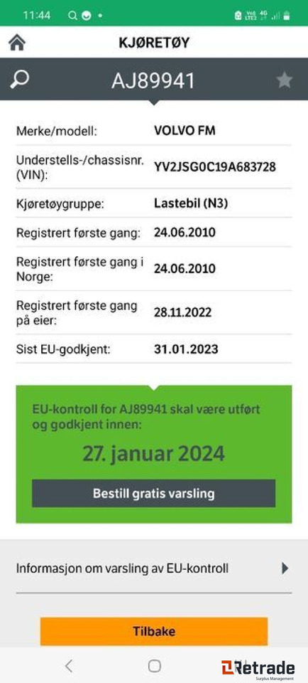 2010mod. VOLVO FM 400HK - Dropside/ Flatbed truck, Crane truck: picture 2 2010mod. VOLVO FM 400HK - Dropside/ Flatbed truck, Crane truck: picture 2