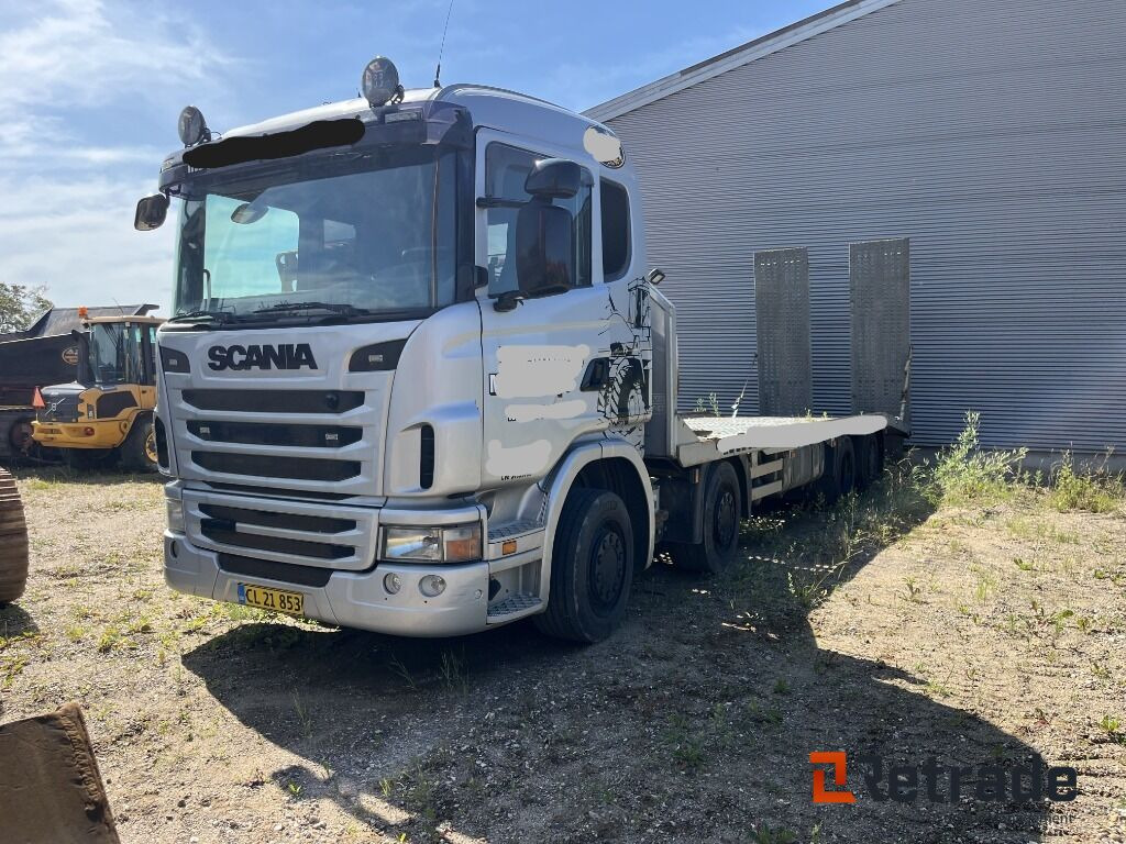 Lastbil SCANIA 8X4 Maskintransporter med Hydrauliske slidsker - Autotransporter truck: picture 1 Lastbil SCANIA 8X4 Maskintransporter med Hydrauliske slidsker - Autotransporter truck: picture 1