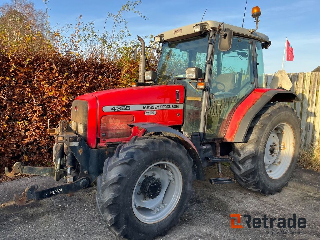 MASSEY FERGUSON MF 4355 4WD med HEVA frontlift. - Farm tractor: picture 1 MASSEY FERGUSON MF 4355 4WD med HEVA frontlift. - Farm tractor: picture 1
