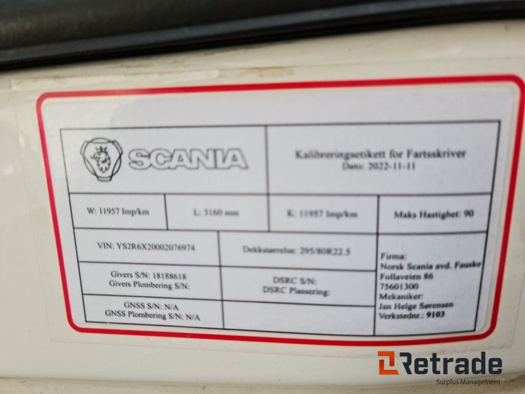 Tractor unit 2012mod. SCANIA R 480: picture 20 Tractor unit 2012mod. SCANIA R 480: picture 20