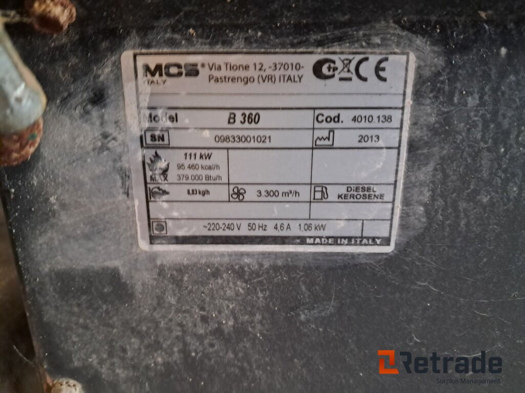 Varmekanon Master B 360 - Industrial heater: picture 5 Varmekanon Master B 360 - Industrial heater: picture 5