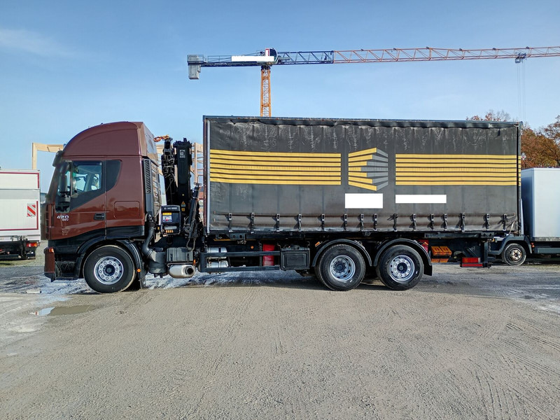 Iveco AS260S42Y/FS - Curtainsider truck, Crane truck: picture 1 Iveco AS260S42Y/FS - Curtainsider truck, Crane truck: picture 1