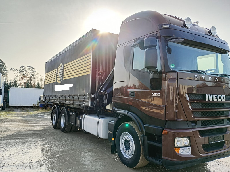 Iveco BDF AS260S42Y/ FS 6X2 AHK (9) - Curtainsider truck, Crane truck: picture 1 Iveco BDF AS260S42Y/ FS 6X2 AHK (9) - Curtainsider truck, Crane truck: picture 1