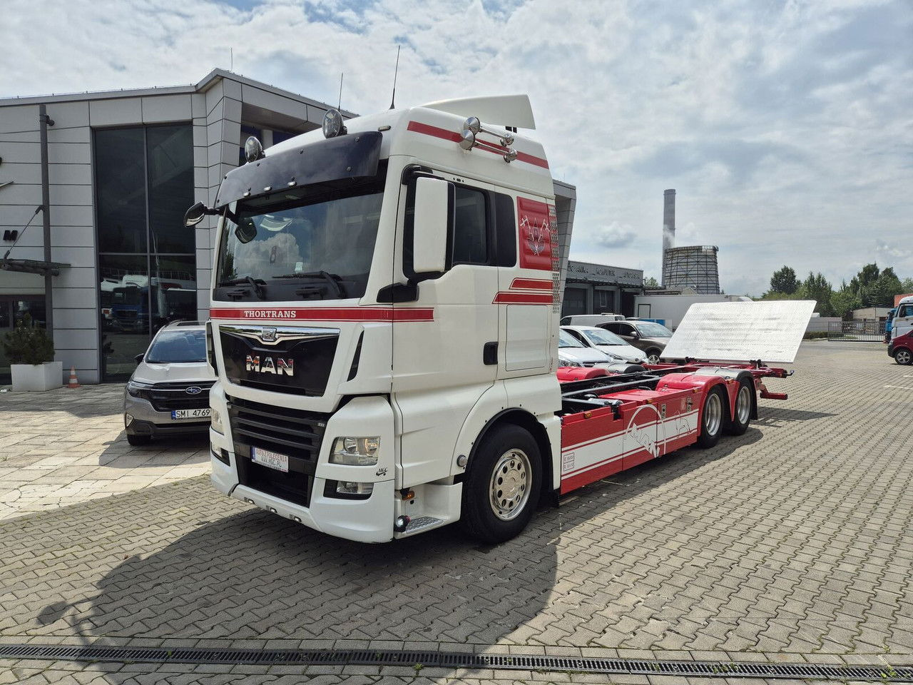 MAN TGX 28 28.420 , 6x2-2 LL / Trailer HFR KM 20 / 1 Owner / E6 /Guaran - Container transporter/ Swap body truck: picture 1 MAN TGX 28 28.420 , 6x2-2 LL / Trailer HFR KM 20 / 1 Owner / E6 /Guaran - Container transporter/ Swap body truck: picture 1