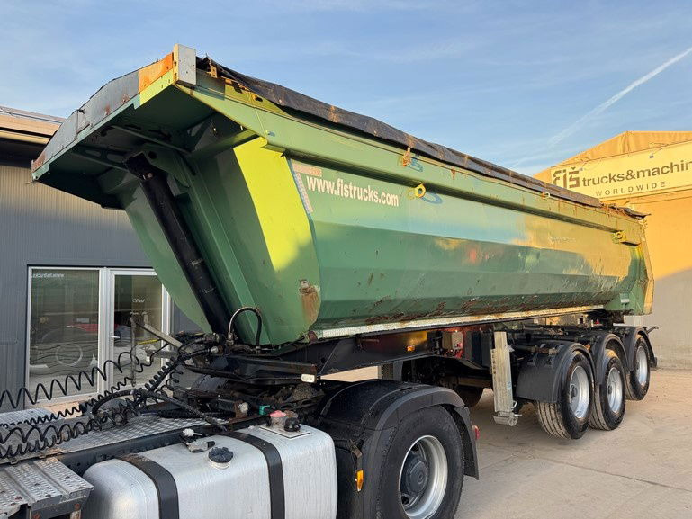 Meiller Kisa 3 - 3-Axle Tipper Trailer - hydr. back - Tipper semi-trailer: picture 1 Meiller Kisa 3 - 3-Axle Tipper Trailer - hydr. back - Tipper semi-trailer: picture 1