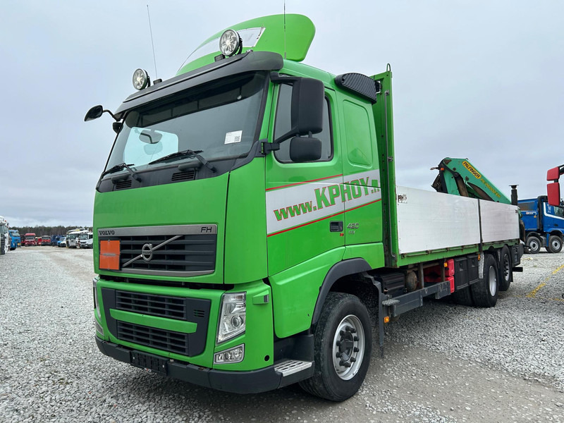 Volvo FH 420 / PALFINGER PK26002 / TULOSSA - Dropside/ Flatbed truck, Crane truck: picture 1 Volvo FH 420 / PALFINGER PK26002 / TULOSSA - Dropside/ Flatbed truck, Crane truck: picture 1