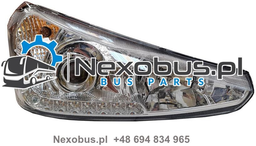 Reflektor Scania Irizar PB z lampa do jazdy dziennej i kierunkowskazem LED prawy - Headlight for Bus: picture 1 Reflektor Scania Irizar PB z lampa do jazdy dziennej i kierunkowskazem LED prawy - Headlight for Bus: picture 1