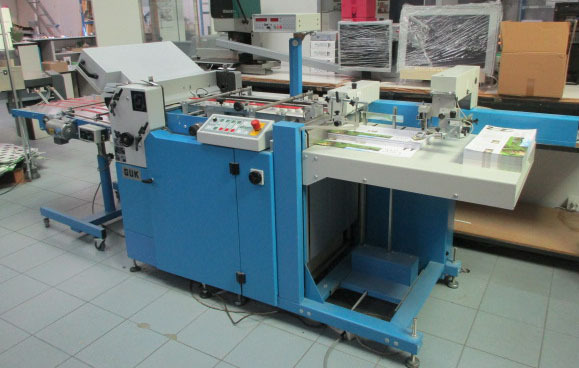 Griesser & Kunzmann buckle plate folder for small folds GUK FA 45-4-FL2 S-520 - Folding machine: picture 1 Griesser & Kunzmann buckle plate folder for small folds GUK FA 45-4-FL2 S-520 - Folding machine: picture 1