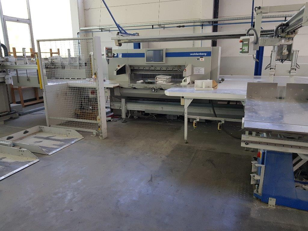 High performance cutting line Baumann Wohlenberg Perfecta 132 TS ASE LM - Paper cutting machine: picture 1 High performance cutting line Baumann Wohlenberg Perfecta 132 TS ASE LM - Paper cutting machine: picture 1