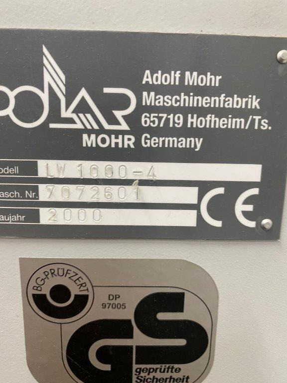 Paper cutting machine Large sized cutting system Polar 137 XT-AT with stacking lifter, automatic vibrator, scale and optional unloader: picture 10 Paper cutting machine Large sized cutting system Polar 137 XT-AT with stacking lifter, automatic vibrator, scale and optional unloader: picture 10