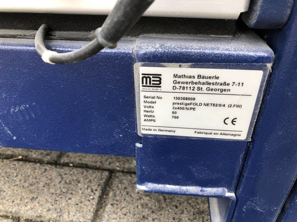 Mathias Bäuerle Prestige FoldNet 52-4-4-FSA-AM 52 buckle plate folding machine - Folding machine: picture 5 Mathias Bäuerle Prestige FoldNet 52-4-4-FSA-AM 52 buckle plate folding machine - Folding machine: picture 5